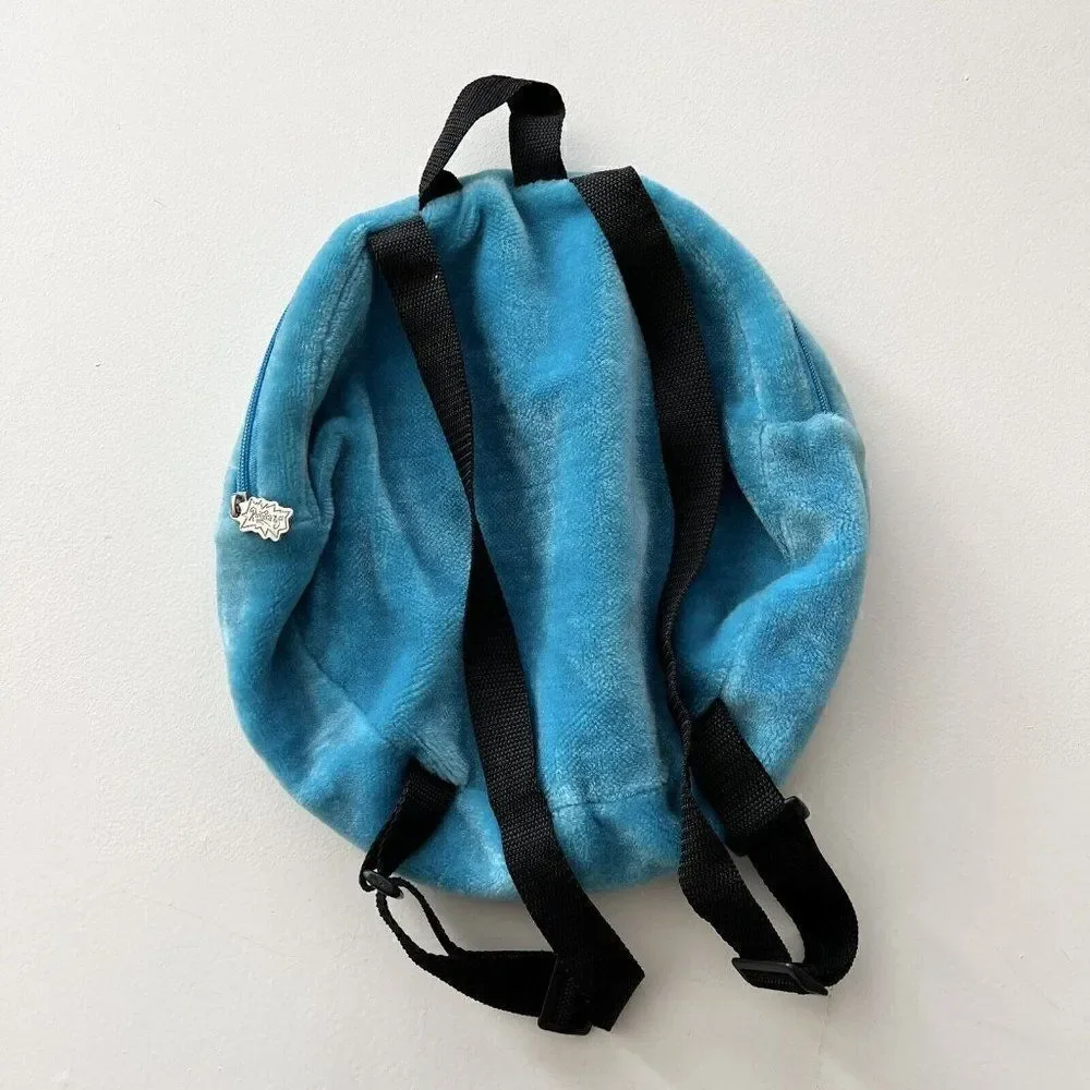 Vintage‎ 1998 Rugrats Tommy Pickles Blue Plush Mini Backpack Rare Cosplay Y2K